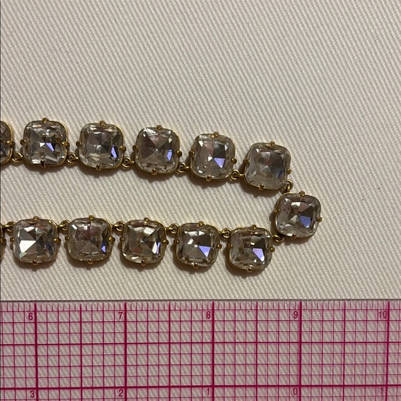 J. Crew Gold and Crystal Women's Necklace - Picture 2 of 5